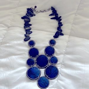 Sassy Jones Royal Blue Tizani Necklace